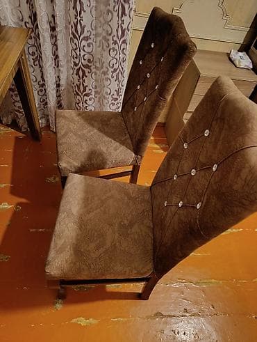 stul uzluk: Mətbəx üçün, Açılmayan, Dördbucaq masa, 4 stul — 3