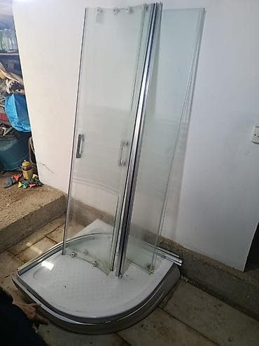 hamam kabinaları: Üstü açıq kabina, Künc üçün — 1