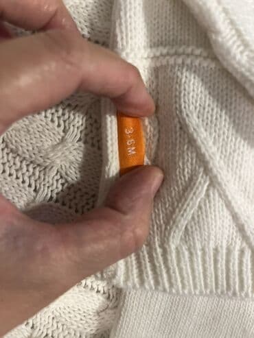 детские вязаные кофты: Комплект, Унисекс, 3 - 6 мес. — 2