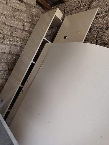 skaf suseli: Yeni, 2 qapılı, Güzgülü, Bej, Taxta, Açılan, Düz dolab — 4