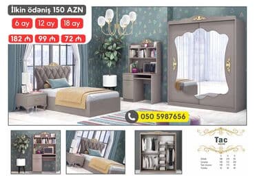 oglan ucun hediyyeler: Oğlan və qız üçün, Yeni, Təknəfərlik çarpayı, Komod, Tumba, Yazı masası — 6