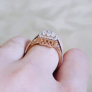 bmw 7 серия 750li at: Nişan, Üzük, Sarı qızıl, 585 Əyar — 3