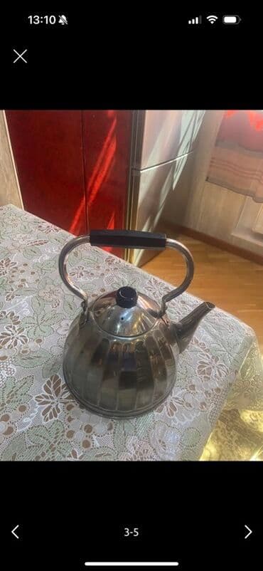 kafel kuxna ucun: Rəng - Qara, Çaydan, Paslanmayan polad — 2