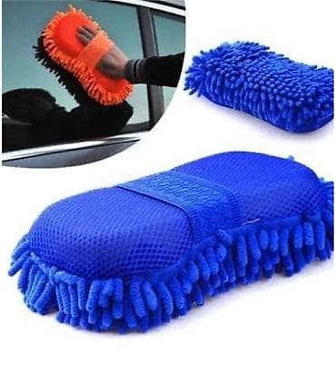 sulu: Avtomobil və Məişət Üçün Mikrofiber Yuyucu Əlcək / Süngər — 1