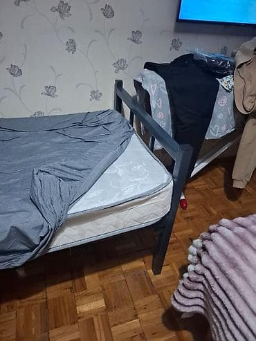 Təknəfərlik çarpayı, Matras ilə, Siyirməsiz