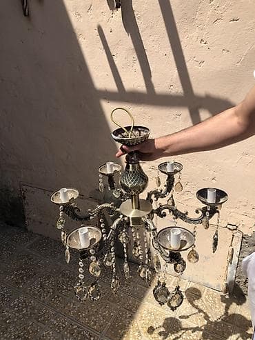 Çılçıraq, 6 lampa, Metal