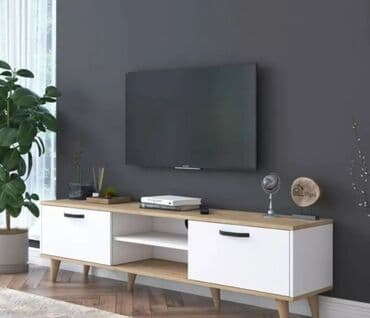 yazı masa: Yeni, Düz TV altlığı, Polkalı, Laminat, Türkiyə — 1