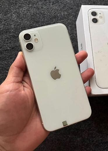 ipad 6 plus: IPhone 11, 128 GB, Ağ, Zəmanət, Kredit, Barmaq izi — 1