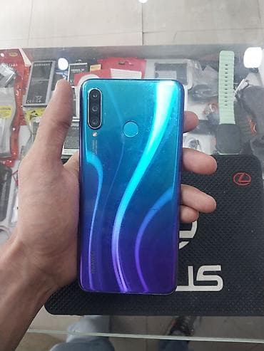 macbook pro m3: Huawei P30 Lite, 128 GB, rəng - Göy, Barmaq izi — 1