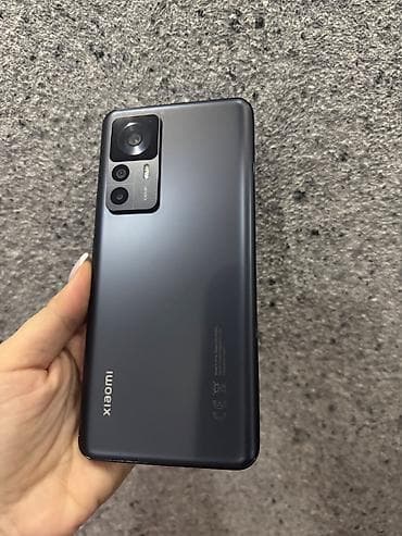 mobil tel: Xiaomi 12T, 128 GB, rəng - Qara, 
 Sensor, Barmaq izi, İki sim kartlı — 5