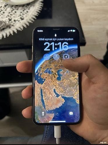 iphone xs gence: IPhone Xs, 64 GB, Qızılı, Face ID — 5