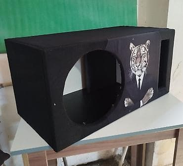 iphone 6 plata: Avtomobil üçün subwoofer korpusu - Material: qalın MDF/taxta karkas — 3