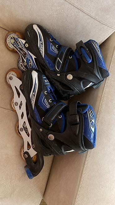 roliki: Rolikler (inline skates) – mavi/qara dizayn - 38–41 ölçü aralığı — 2