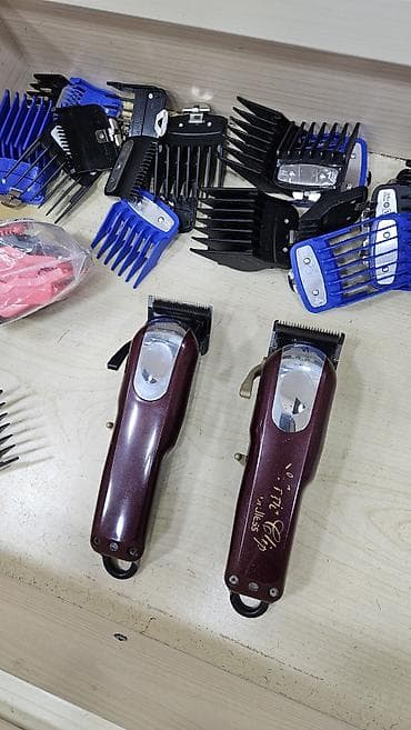 pasta roza: Peşəkar bərbər alətləri dəsti - Saç kəsmə və seyrəltmə qayçıları — 5