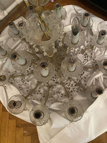 cıraq: Çılçıraq, 10 və daha çox lampa, Xrustal — 2