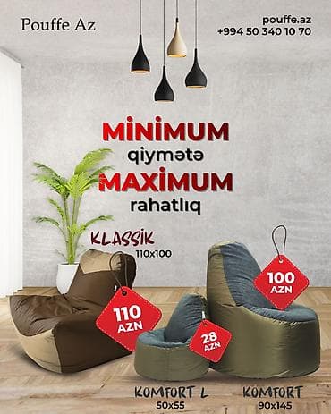 elif mebel: Yeni, Pufik oturacaq, Parça, Kredit yoxdur, Ödənişli çatdırılma — 10