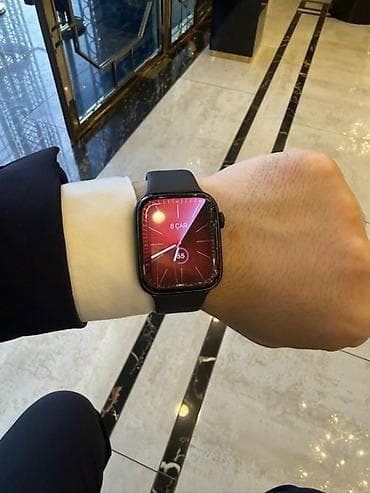 Smart saat, Apple, Sensor ekran, rəng - Qara