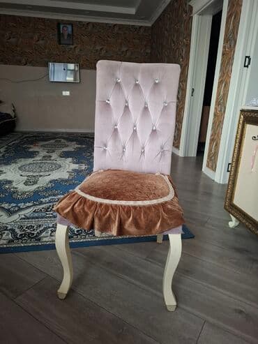stul ev ucun: Qonaq otağı üçün, İşlənmiş, Qatlanmayan, Stul — 3