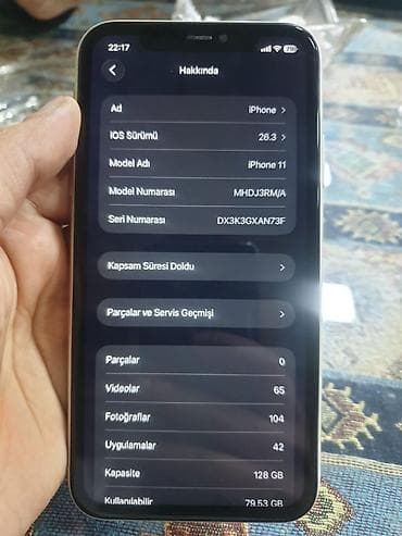 IPhone 11, 128 GB, White Titanium, Face ID — 3