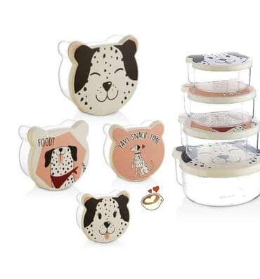 kanteynerler: Saxlama qabı 4-lü Türkiye istehsalı Qidaya zerersiz Mikrodalğalı — 1