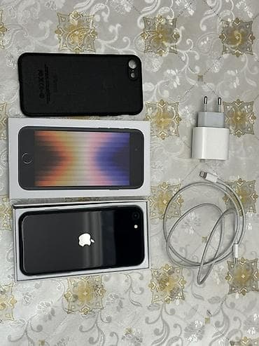 bluetooth usb: IPhone SE 2022, 256 ГБ, Черный, Отпечаток пальца — 1
