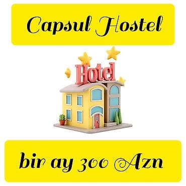 Недвижимость: EM Hostel Baku 6 nəferlik ekonom otaqda bir yataq cəmi 5 Azn. Tek — 1