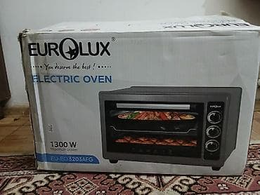 EUROLux markalı, EU-EO5203AFG model nömrəli elektrikli soba. Bu 1300