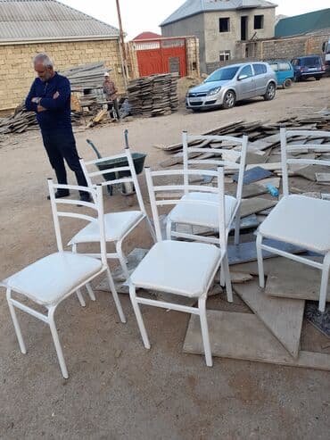 metbex mebileri: Mətbəx üçün, Yeni, Açılmayan, Dördbucaq masa, 2 stul — 15