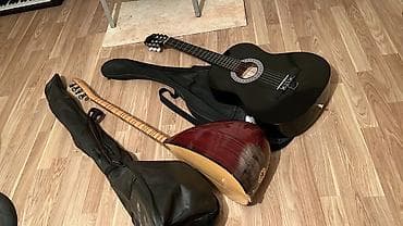 Türk sazı (bağlama) – uzun sap (gitara və saz 2 si 320 manat) - — 2
