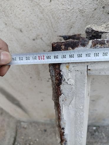 ucuz demir qapi: Metal qapı dəsti – ölçüləri göstərilib - Qapı qanadının hündürlüyü — 4