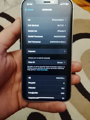 Üzüklər: IPhone X, 64 GB, Gümüşü, Face ID — 3