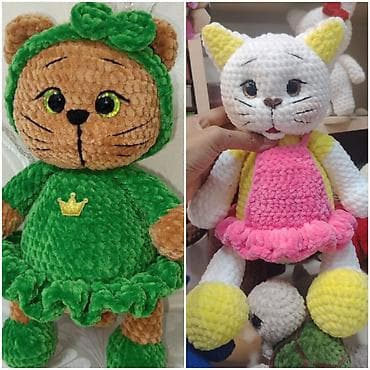 Yumşaq toxuma oyuncaqlar – əl işi - Material: məxməri yumşaq at lalafo.az Yumşaq toxuma oyuncaqlar – əl işi - Material: məxməri yumşaq