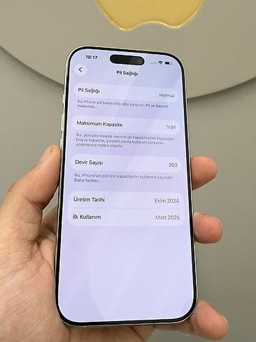 buds pro: IPhone 16 Pro, 128 GB, White Titanium, Zəmanət, Simsiz şarj, Face ID — 7