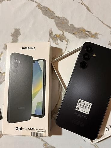 iphone 15 ağ: Samsung Galaxy A16, 128 GB, rəng - Qara, İki sim kartlı — 1