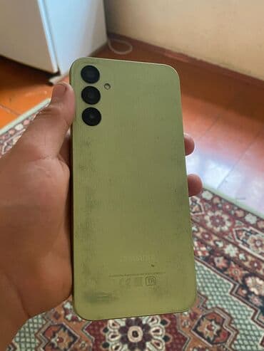 işlənmiş ucuz soyuducu: Samsung Galaxy A14, 64 GB, rəng - Yaşıl, Barmaq izi — 4