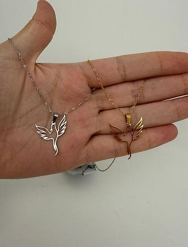 Məhsul: simurq qusu(zümrüd anka) boyunbağılar - Dizayn: Minimalist