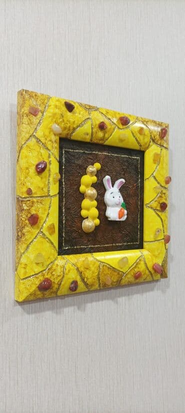 usaq otagi ucun aboylar: Картина для интерьера детской, авторская работа с элементами — 5