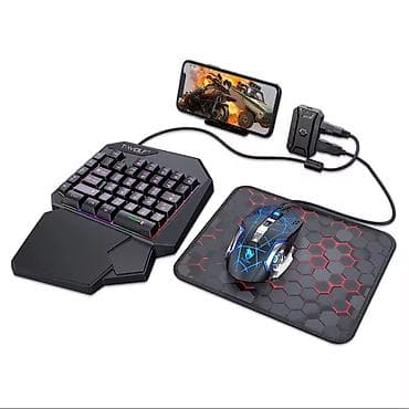 lords mobile: Mobil Oyun Klaviatura/Siçan Dəsti + Konverter+Cihaz holderi+Siçan — 3