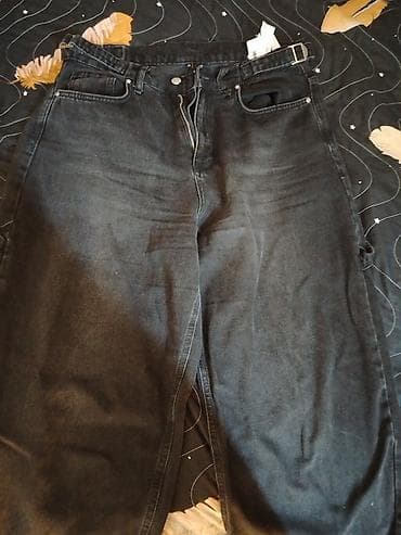 Cinslər, Bershka, XL, rəng - Qara