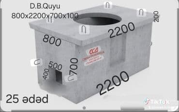 бетонные кольца больших размеров: Dəmir-beton quyu və quyu elementləri Satışı - Kanalizasiya, su və qaz — 62