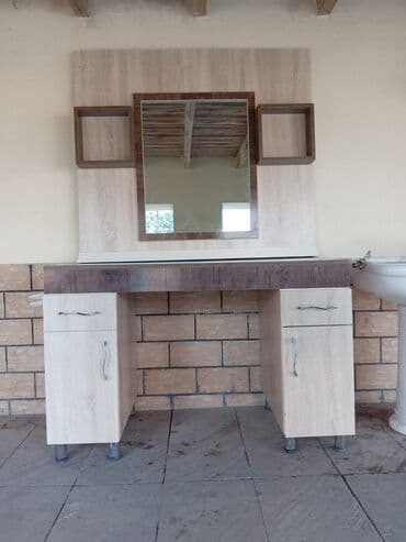 plastik qapi pencere: Yeni, Saş kəsimi üçün masa, Güzgülü — 1