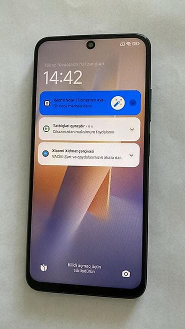 iphone 11 gəncə: Xiaomi rəng - Qara, 
 Barmaq izi — 3