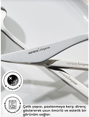 sufre: Porto Elegance 60 Parça 12 Nəfərlik Çəngəl-Qaşıq-Bıçaq Dəsti - — 5