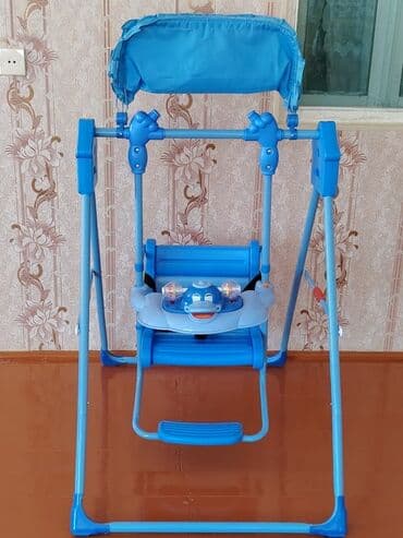 качели для детей: Б/у, Стул-качели, С зонтиком — 1