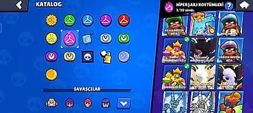 osmo 3: 44000 kupa hesab satılır hesabda 3 dəfə brawl pass açılıb içində 92 — 9