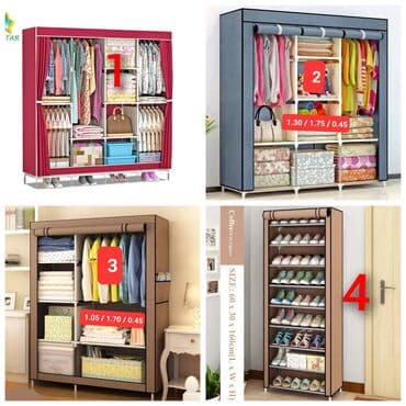 zoğal ağacı: Yeni, Açılan, 3 qapılı Düz dolab, Qarderob, paltar dolabı, Çin — 1