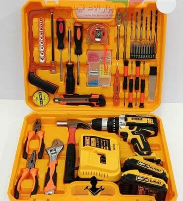 preparatr: Drel Nabor DeWalt 36V Yeni
Drel dəsti
Drel nabor
Drel perforator — 1