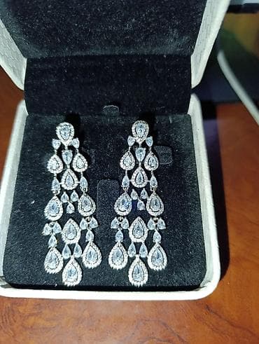 yuxuda sirga: Sırğa, Chopard, Gümüş — 10