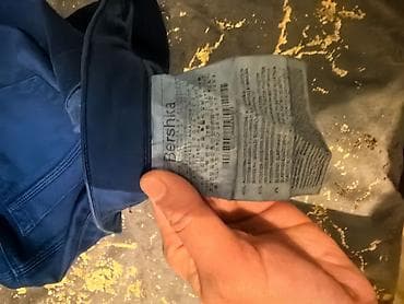 mini qəlyan: Dəniz mavisi rəngdə klassik üslublu şalvar - Rəng: tünd mavı (navy) - — 3