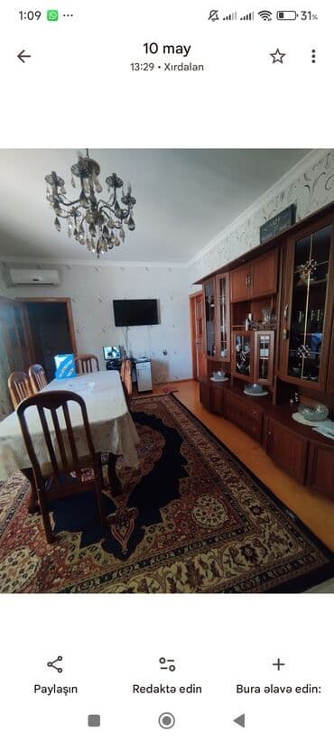 снять квартиру в баку на длительный срок в бузовнах: Xırdalanda mebel və texnika ilə tam təchiz olunmuş mənzil. - Geniş — 2
